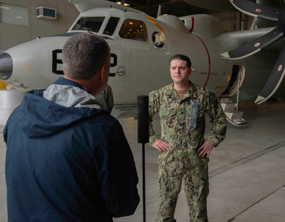 VAW-120 Pilot and Maintainer participate in Virtual Fleet Week New York