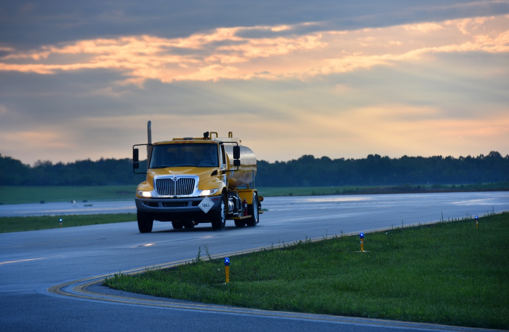 Godman Army Airfield installs new state-of-the-art lighting on the heels of need for modern wiring