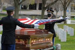 New York Honor Guard present socially distanced military funeral honors