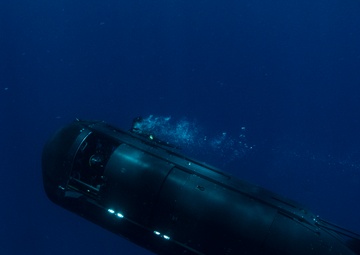 Naval Special Warfare (NSW) operators onboard SEAL Delivery Vehicle (SDV) Mark 11 conduct routine navigation training