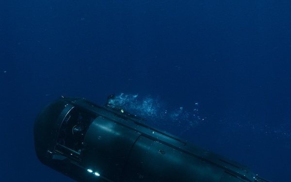 Naval Special Warfare (NSW) operators onboard SEAL Delivery Vehicle (SDV) Mark 11 conduct routine navigation training