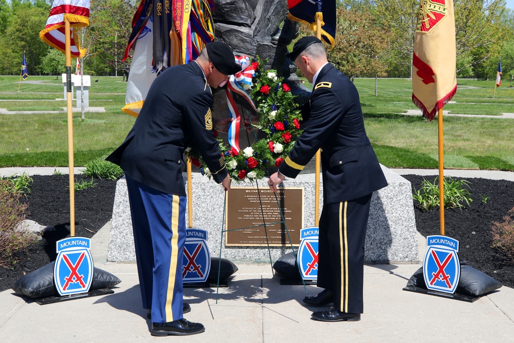 10th Mountain Division Soldiers Honor the Fallen
