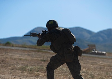ITB Marines practice moving, shooting, communicating during live-fire training
