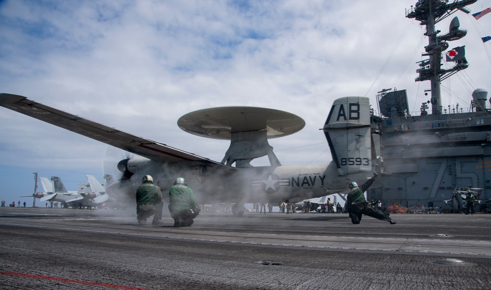 USS Harry S. Truman (CVN 75) transits the Atlantic Ocean