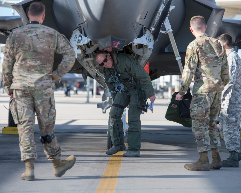 56th FW Commander takes final flight before retirement