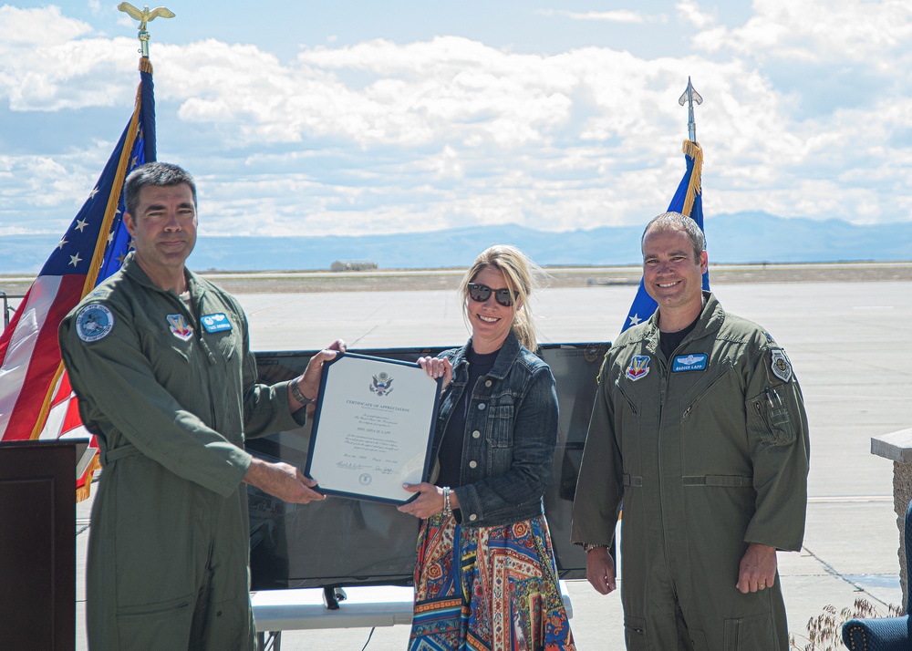 Lt. Col. Lapp celebrates Fini Flight and Retirement Ceremony