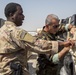 Coalition forces divest uniforms and concertina wire to Peshmerga forces