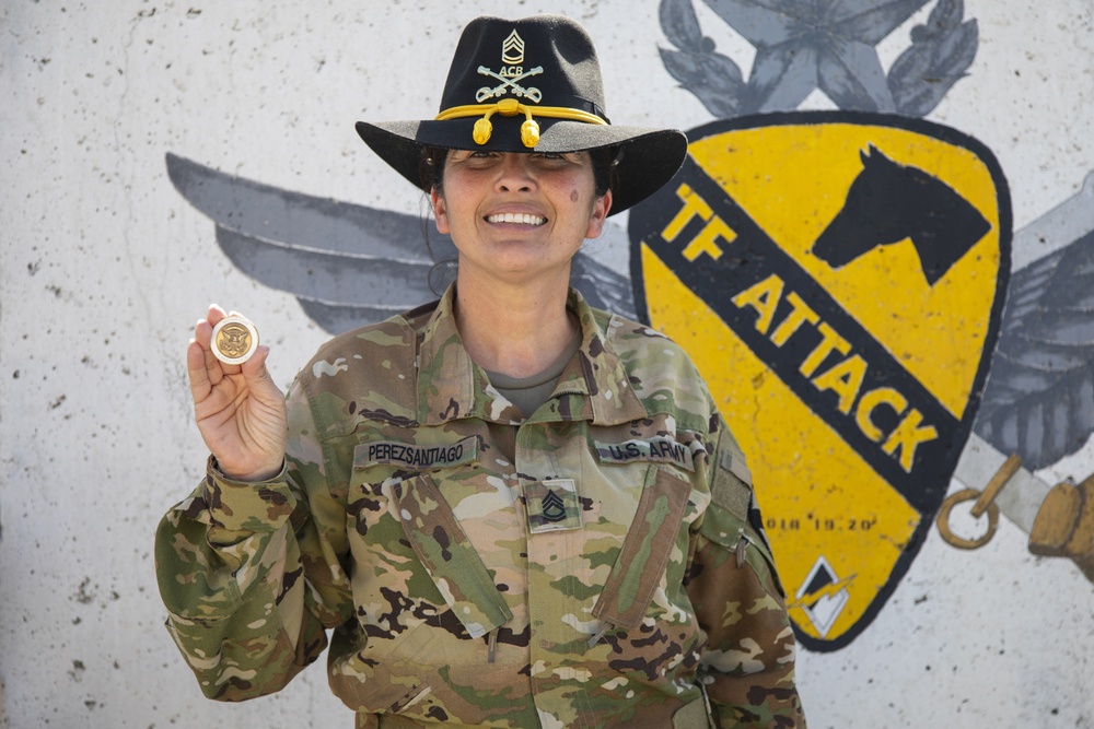 Coins of the Coalition - Sgt. 1st Class Perez