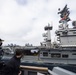 Sterett and Nimitz Participate in a Replenishment-At-Sea