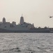 USS New York takes part in Boat operations.