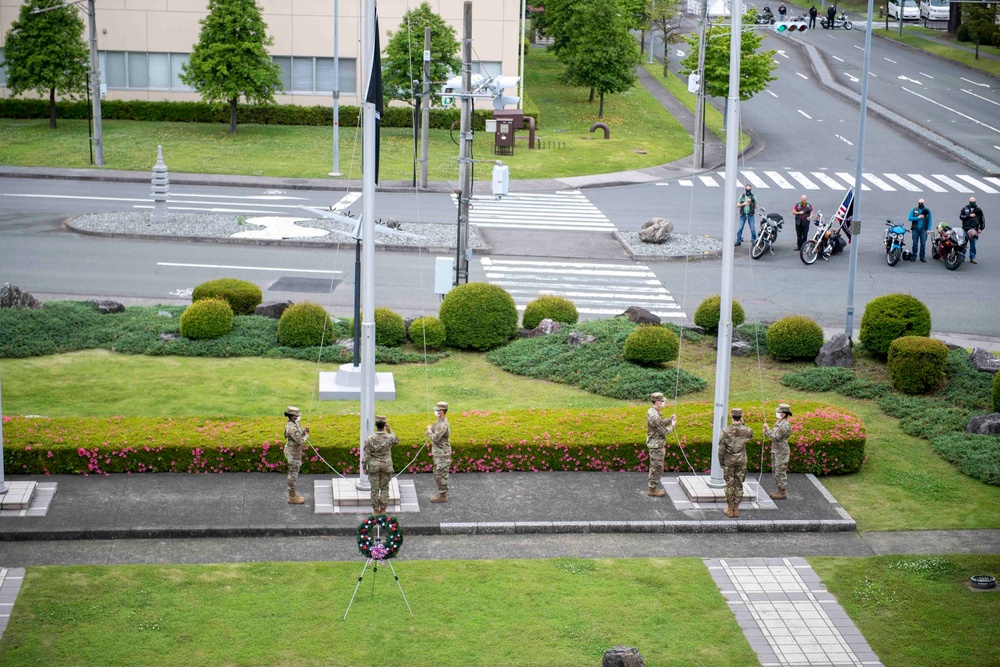 Yokota honors fallen with Memorial Day retreat ceremony