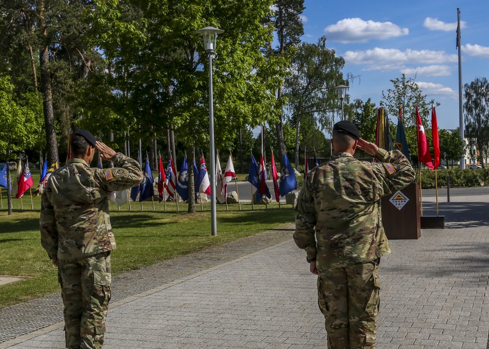 7th Army Training Command Service with Honor Ceremony