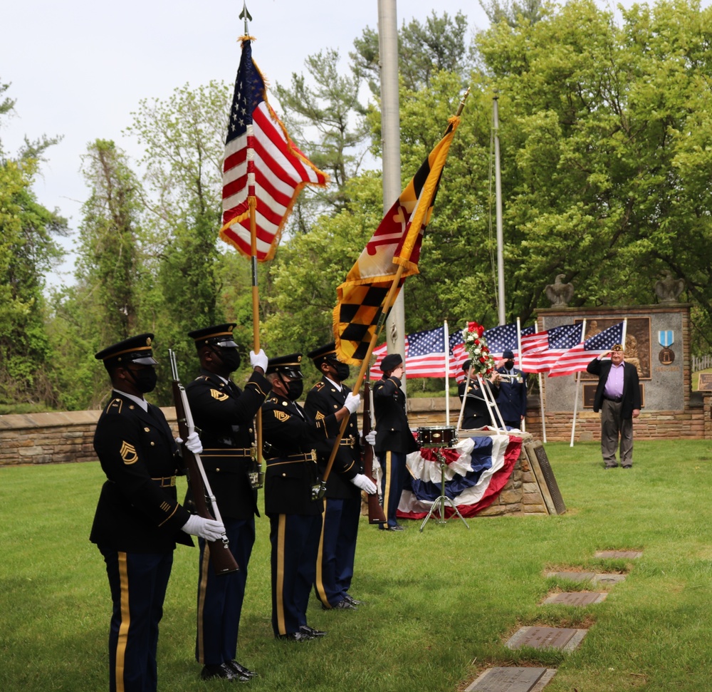 Maryland National Guard participates in Dulaney Valley Memorial Gardens' Memorial Day Ceremony