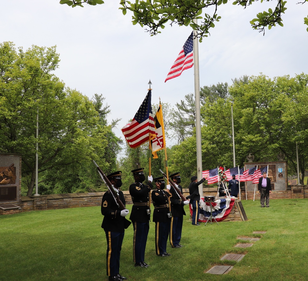 Maryland National Guard participates in Dulaney Valley Memorial Gardens' Memorial Day Ceremony