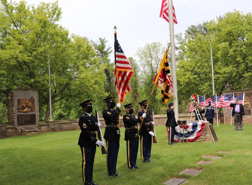 Maryland National Guard participates in Dulaney Valley Memorial Gardens' Memorial Day Ceremony