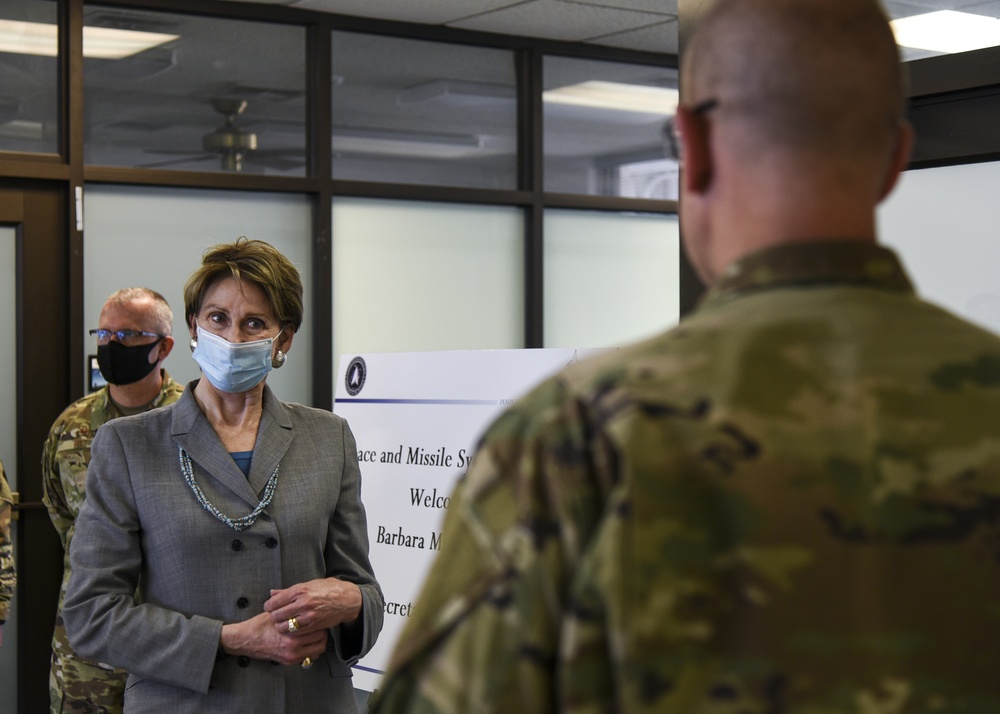 SecAF tours Kirtland AFB; base sustains national security capabilities during COVID-19