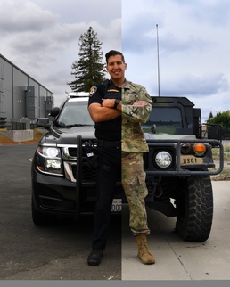 Guardsman serves community in two uniforms