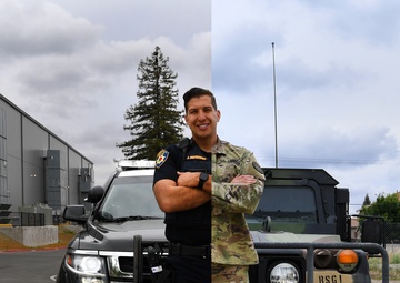 Guardsman serves community in two uniforms