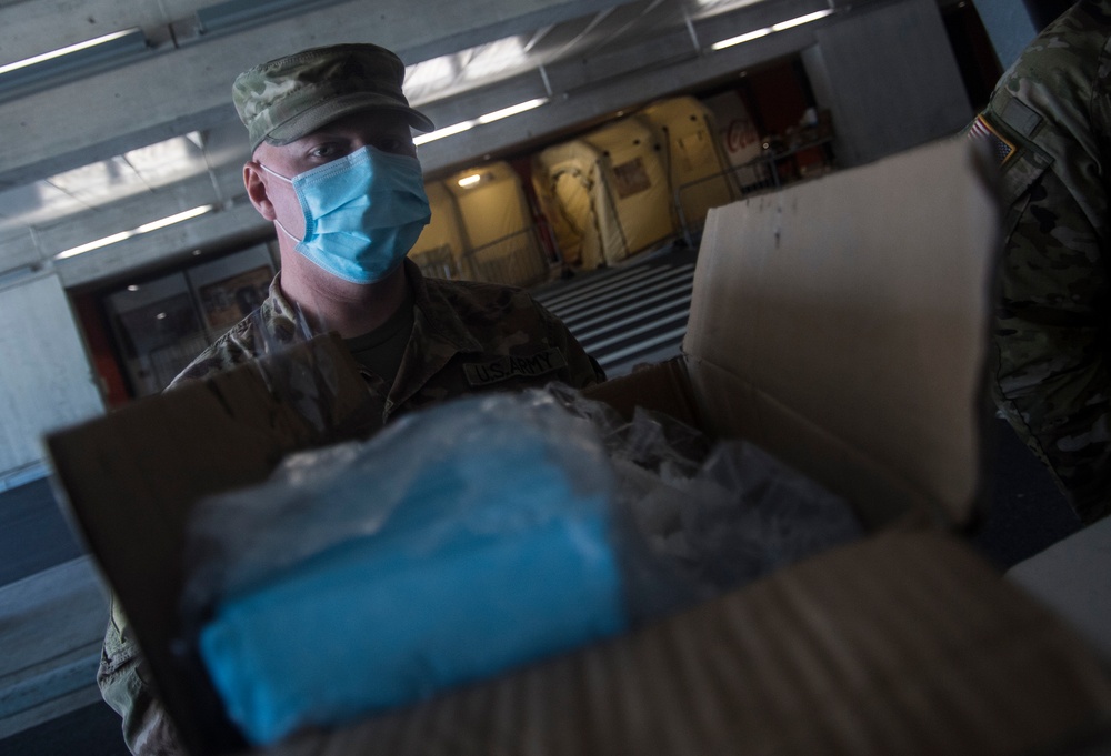 44th Medical Brigade provides medical resupply for Javits Center