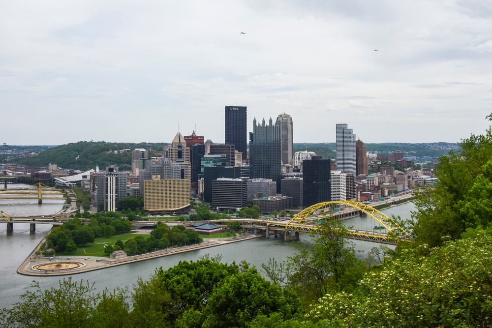 Operation American Resolve: 171st and 193rd Flyover Pittsburgh