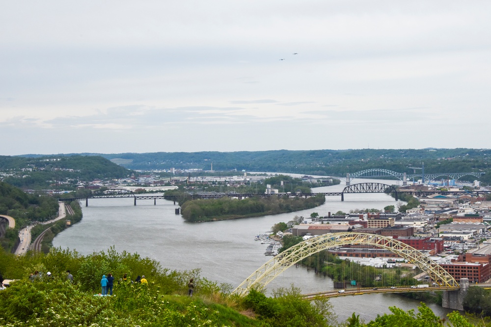 Operation American Resolve: 171st and 193rd Flyover Pittsburgh