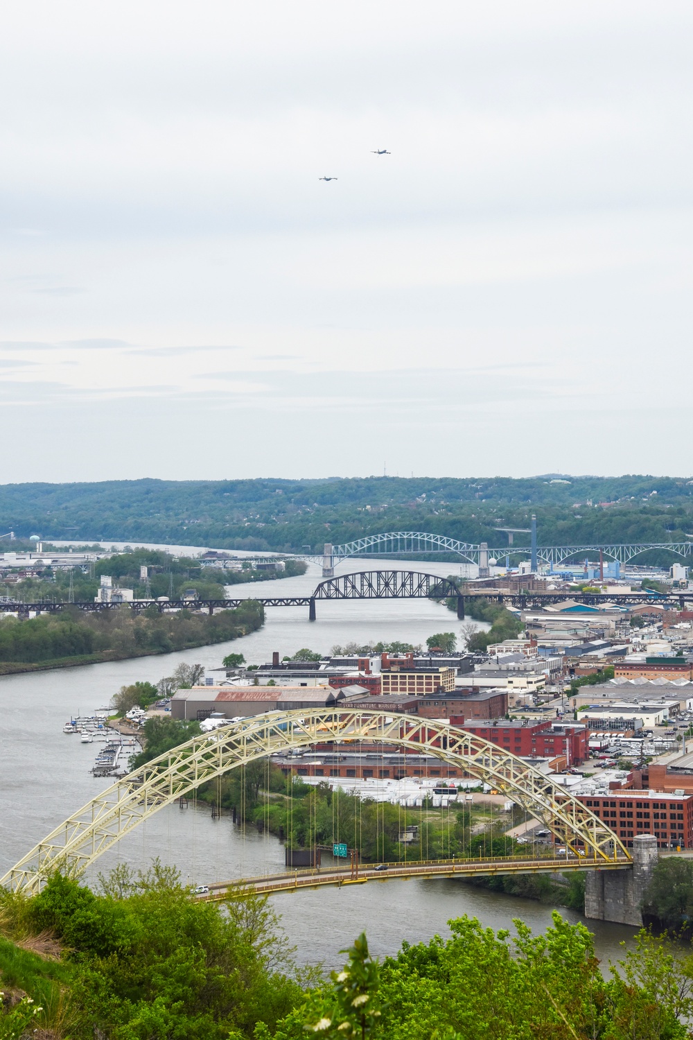 Operation American Resolve: 171st and 193rd Flyover Pittsburgh