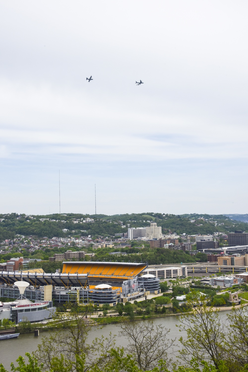 Operation American Resolve: 171st and 193rd Flyover Pittsburgh