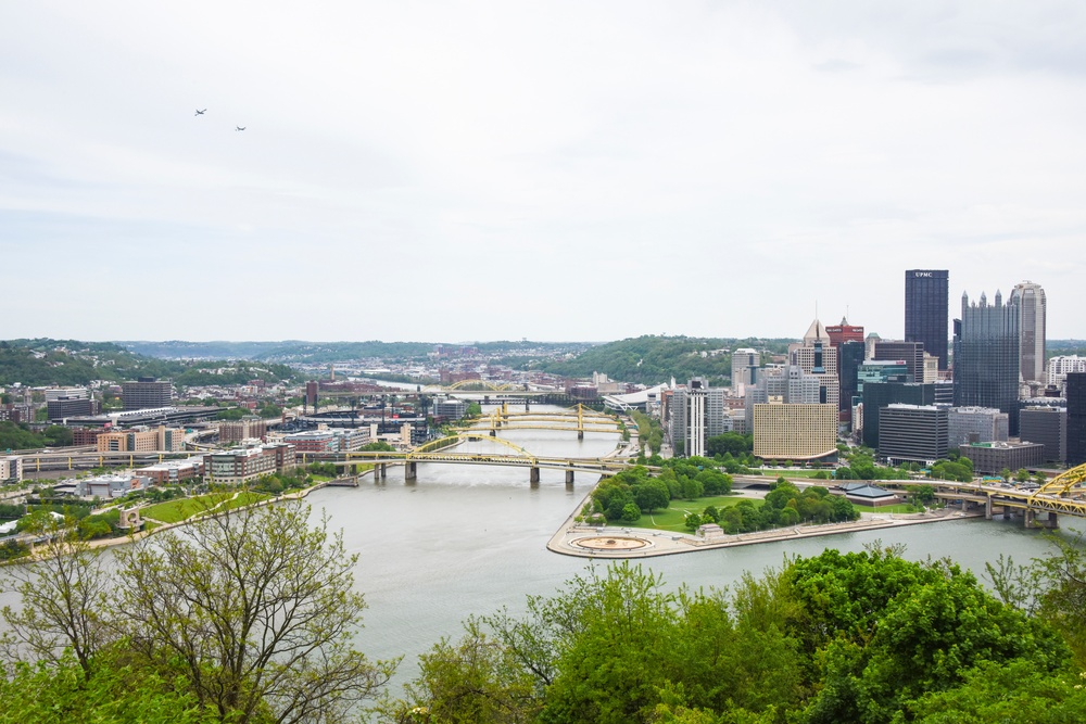 Operation American Resolve: 171st and 193rd Flyover Pittsburgh