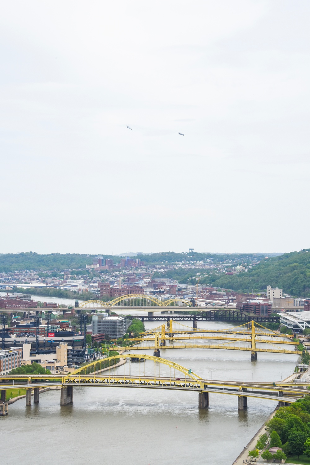 Operation American Resolve: 171st and 193rd Flyover Pittsburgh