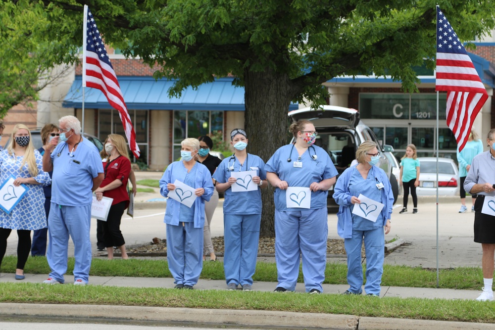 Community Parade; honoring those on the front lines