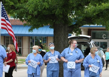 Community Parade; honoring those on the front lines