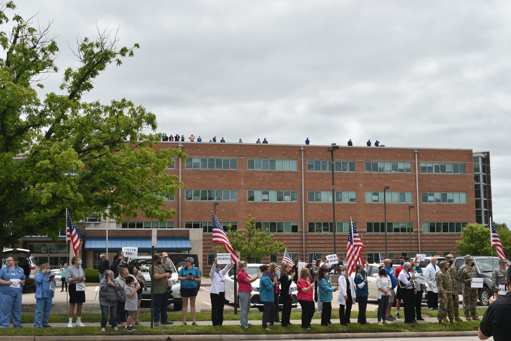 Community Parade; honoring those on the front lines