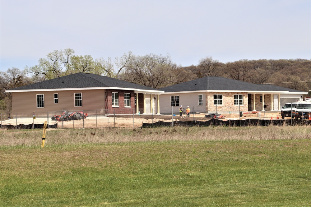 Construction of new military family housing units continues at Fort McCoy