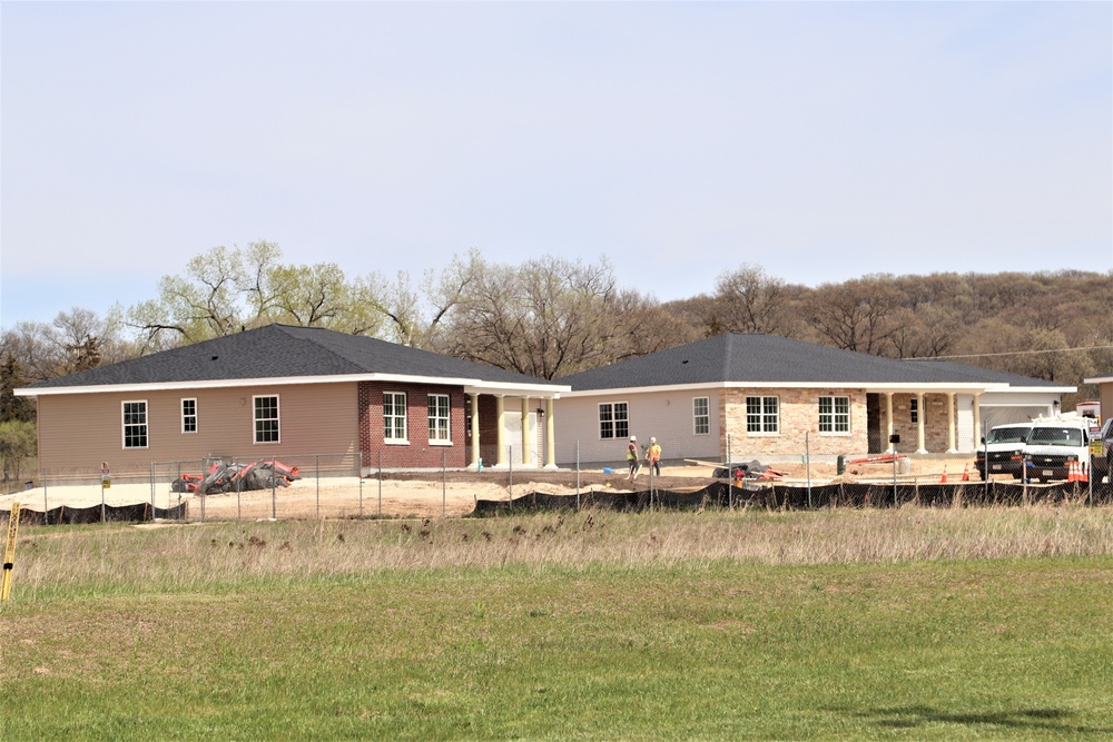 Construction of new military family housing units continues at Fort McCoy