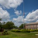 National ensign raised half-mast