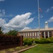 National ensign raised half-mast