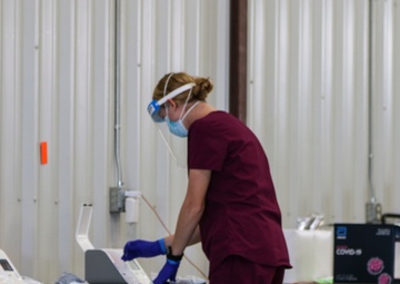 Kansas National Guard helps to expand COVID-19 testing