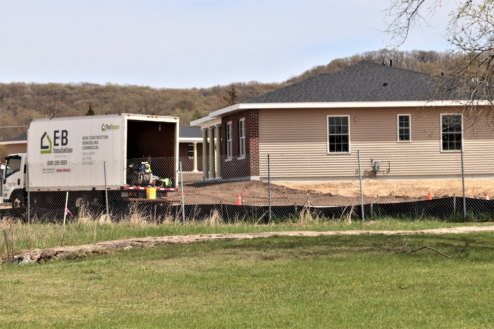 Construction of new military family housing units continues at Fort McCoy