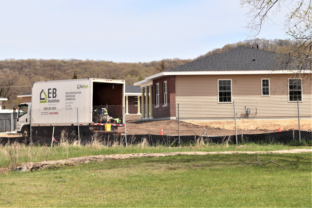 Construction of new military family housing units continues at Fort McCoy