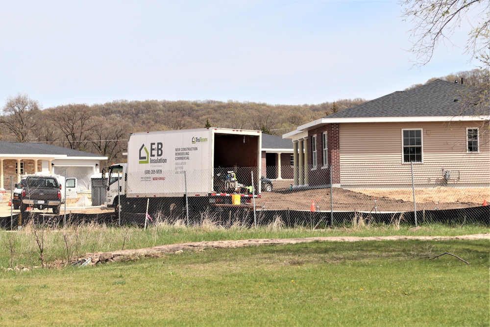 Construction of new military family housing units continues at Fort McCoy