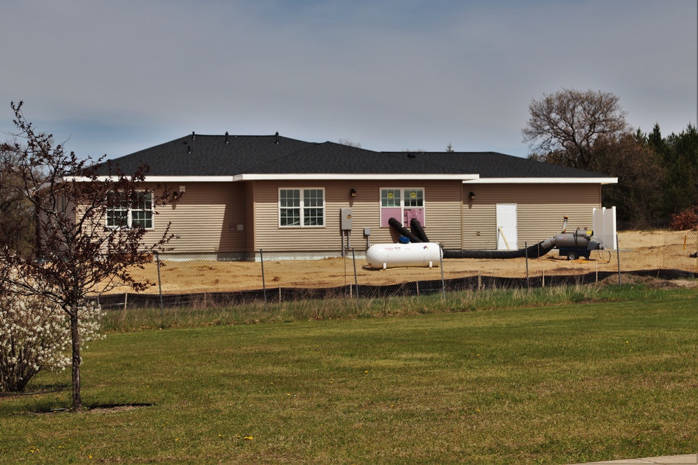 Construction of new military family housing units continues at Fort McCoy