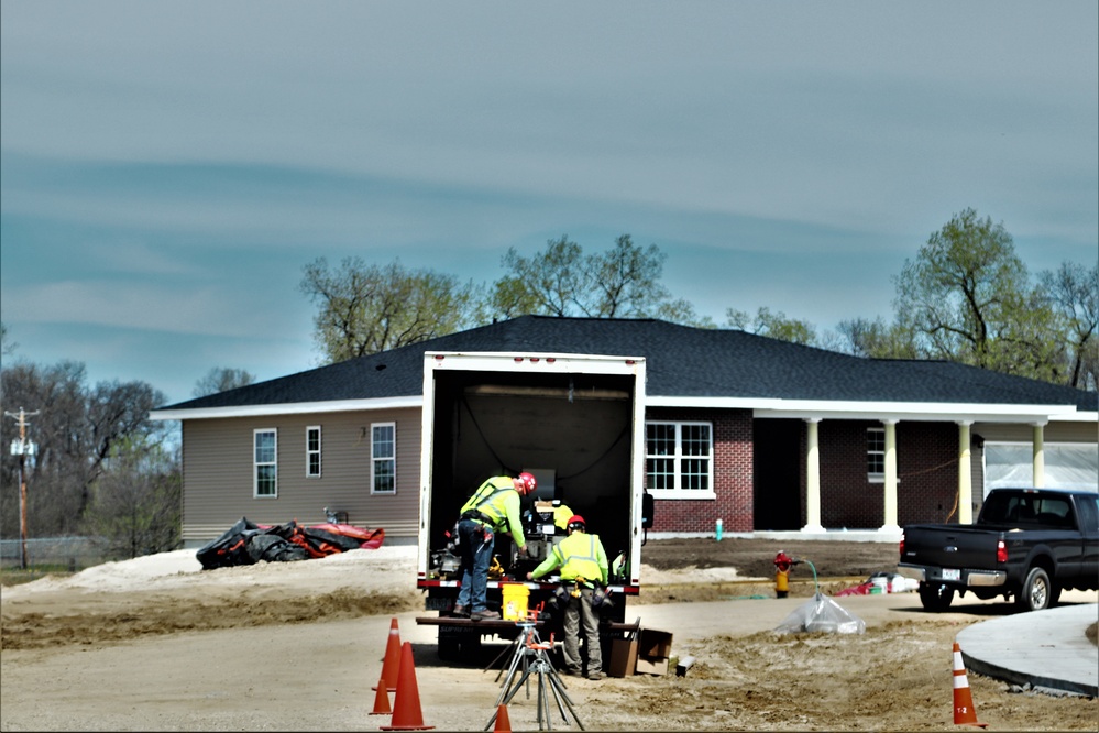 Construction of new military family housing units continues at Fort McCoy