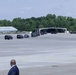 Vice President Mike Pence's Presidential Motorcade Departs Dobbins ARB