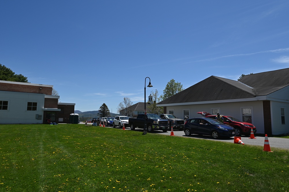 VTNG Food Distribution, Thetford, Vt.