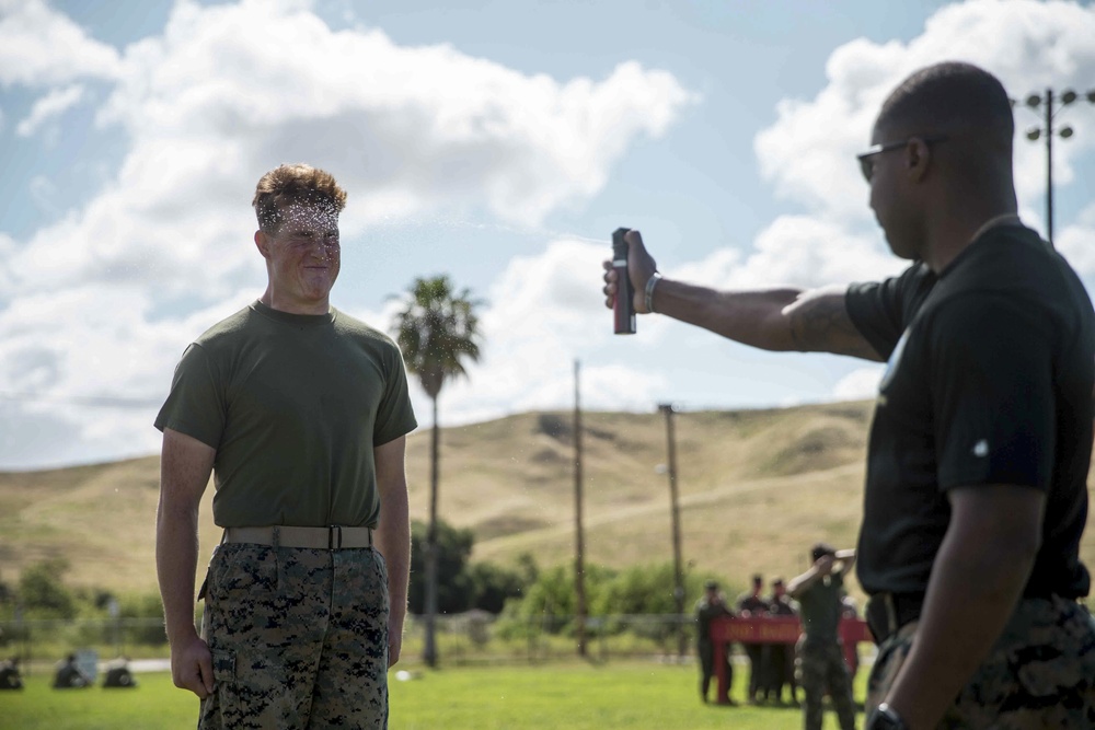 DVIDS - Images - 15th MEU Marines fight through OC spray [Image 2 of 9]