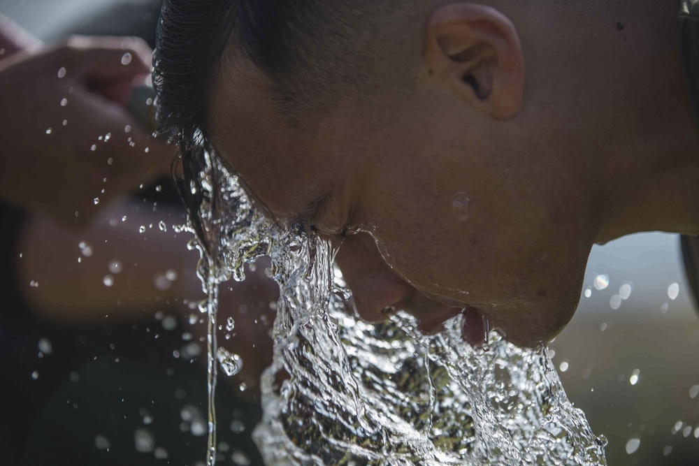 15th MEU Marines fight through OC spray