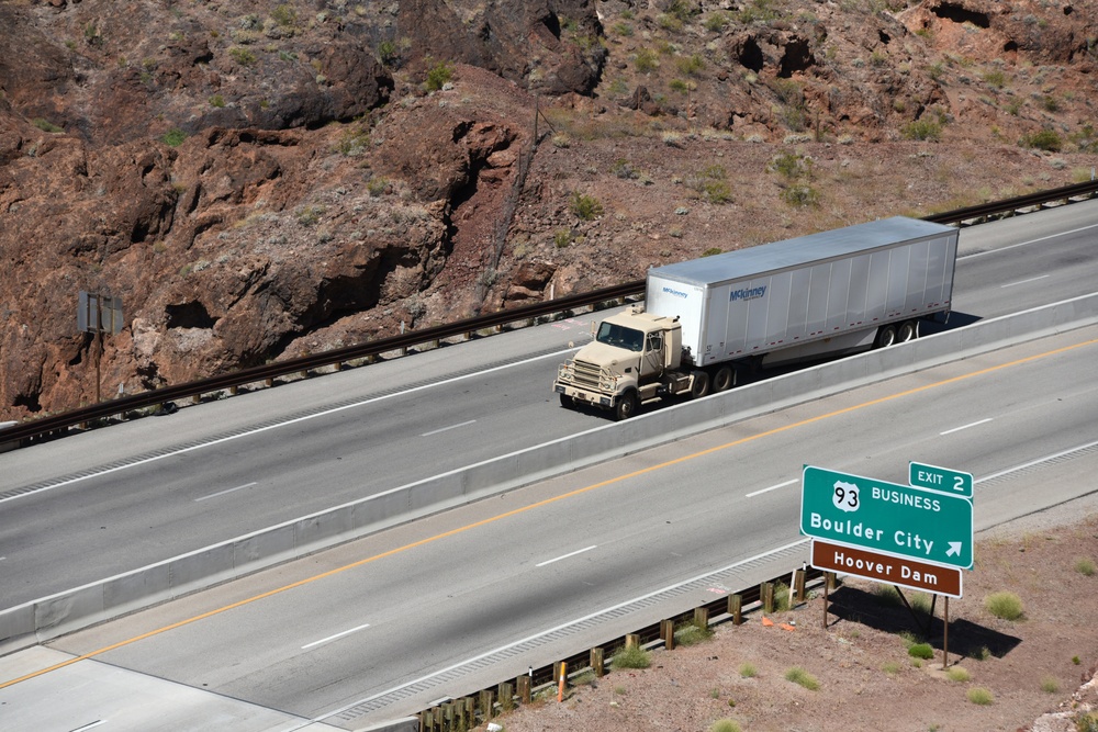 Arizona National Guard transports truckloads of food destined for food banks