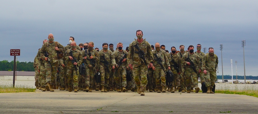 Devil Brigade Paratroopers Arrive At Fort Bragg