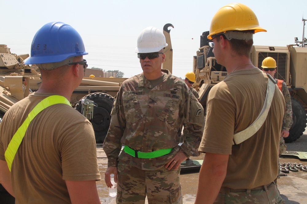 Brig. Gen. Thomas Spencer visits 30th ABCT Soldiers