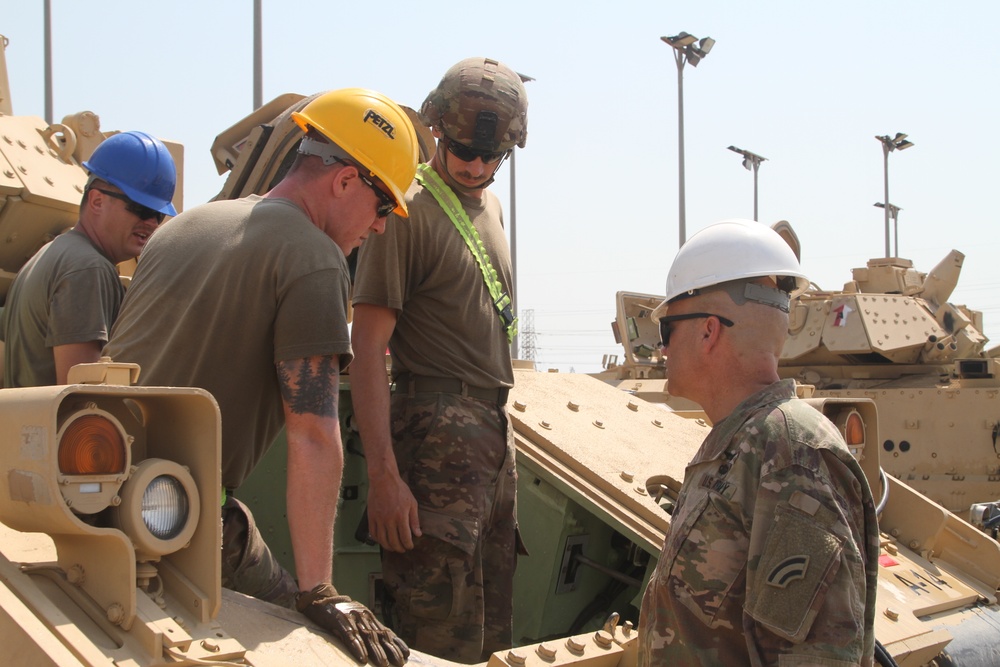 Brig. Gen. Thomas Spencer visits 30th ABCT Soldiers